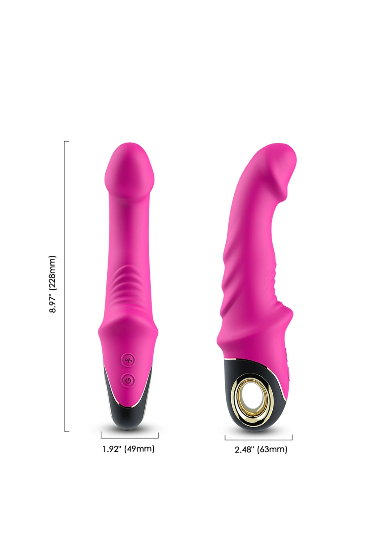 PRIME TOYS Joyblade Şarjlı Esnek G Nokta ve Klitoris Uyarıcı Yapay Penis Vibratör - Pembe - Görsel 8
