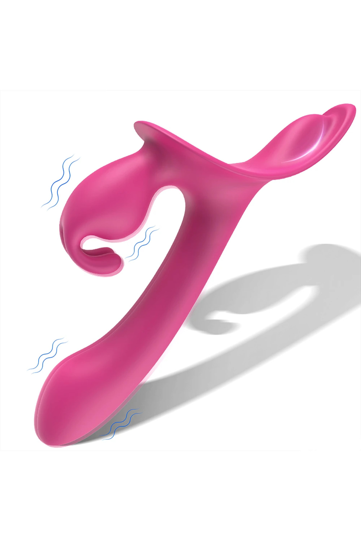 Lord Rabbit Şarjlı G Nokta ve Klitoris Uyarıcı Vibratör Strapless Strap On 2 in 1 Vibratör