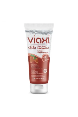 Viaxi Glide Su Bazlı Kayganlaştırıcı Jel Çilek Aromalı 100 ml