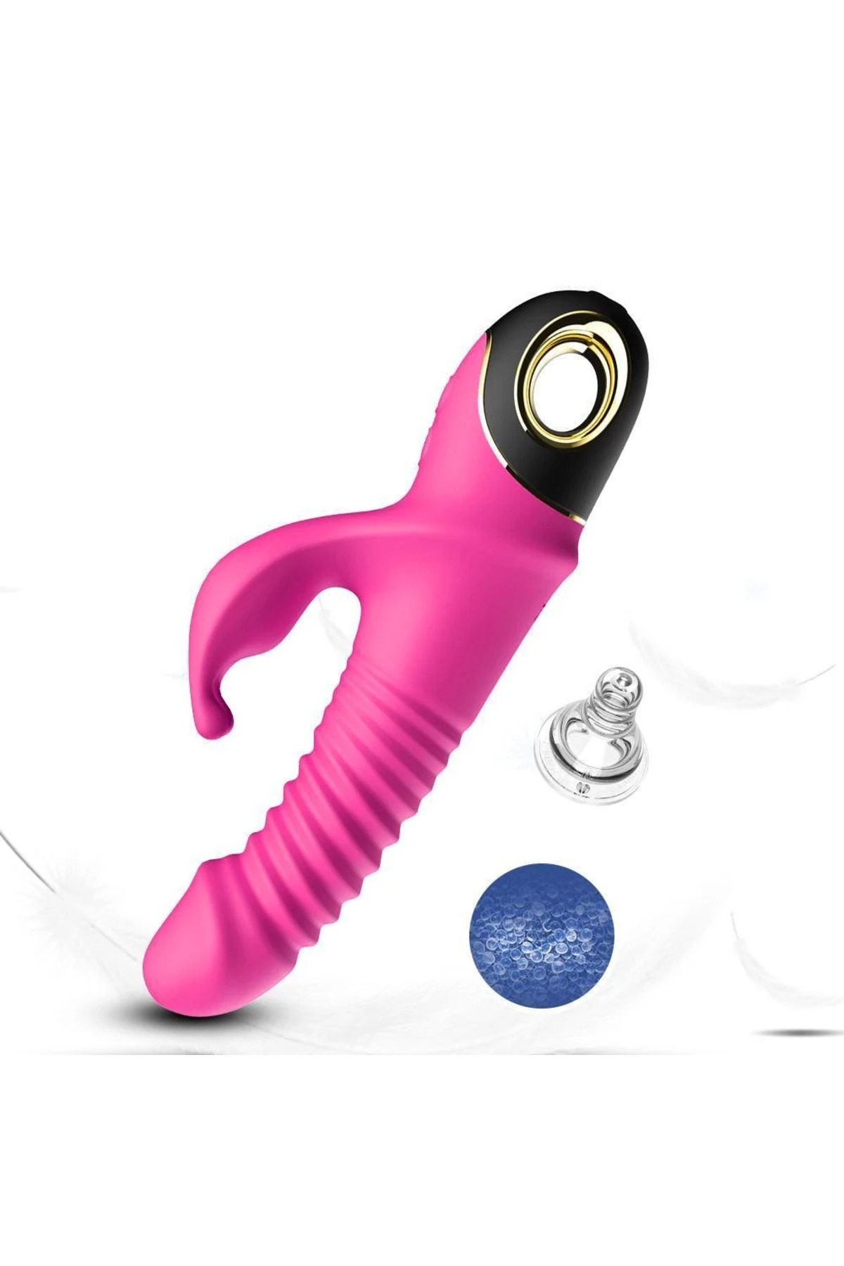 PRIME TOYS Zing İleri Geri ve Rotasyon Hareketli Su Geçirmez Klitoris Uyarıcı Rabbit Vibratör - Görsel 6