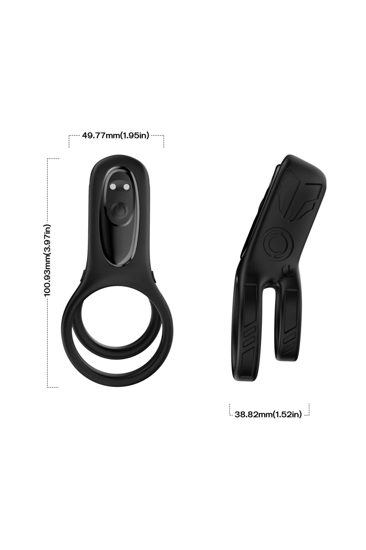 PRIME TOYS Rinse Şarjlı Güçlü Titreşimli Su Geçirmez Klitoris Uyarıcı Testis ve Penis Yüzüğü - Görsel 7