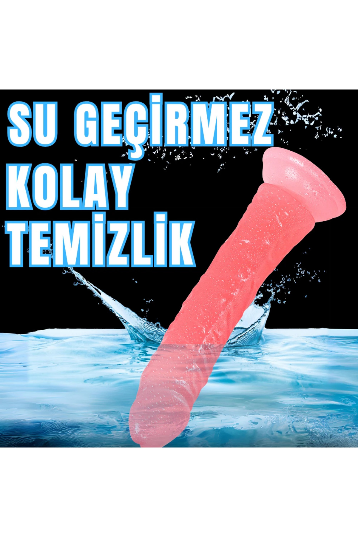 UNIQUE Realistik Dokuda Dildo Vantuzlu Gerçekçi Yapay Penis 21 CM - Görsel 7