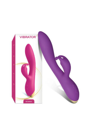 PRIME TOYS Bonnie Klitoris ve G Spot Uyarıcı Rabbit Vibratör - Mor