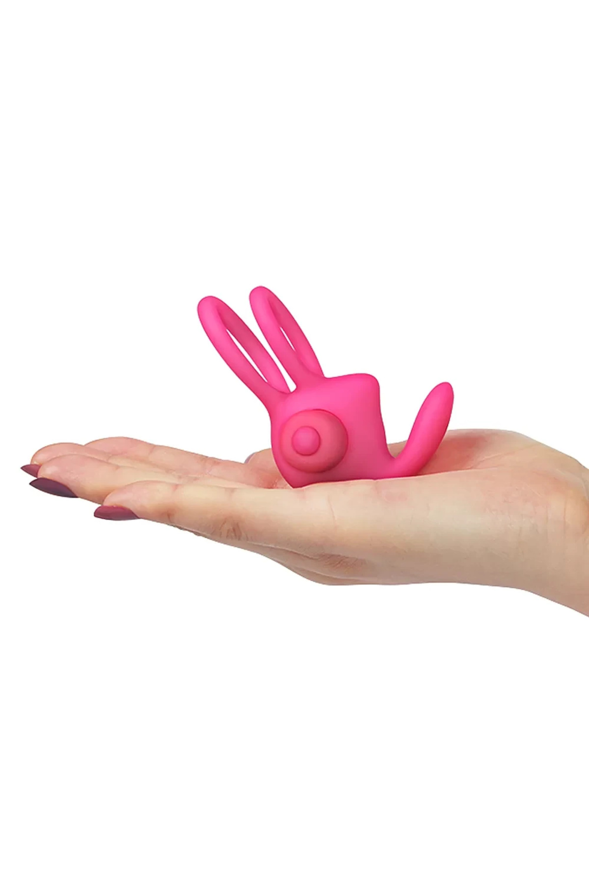Klitoris Uyarıcı Titreşimli Silikon Penis Halkası Pembe - Power Clit Duo Silicone Cockring - Görsel 5