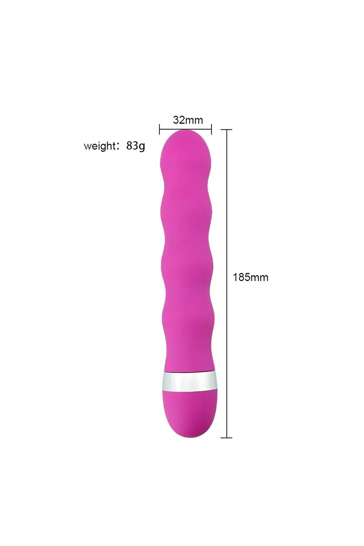 Kıvrımlı G Nokta Uyarıcı Vibratör Rose - Görsel 2
