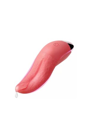 Gerçekçi Dil Vibratör Pembe