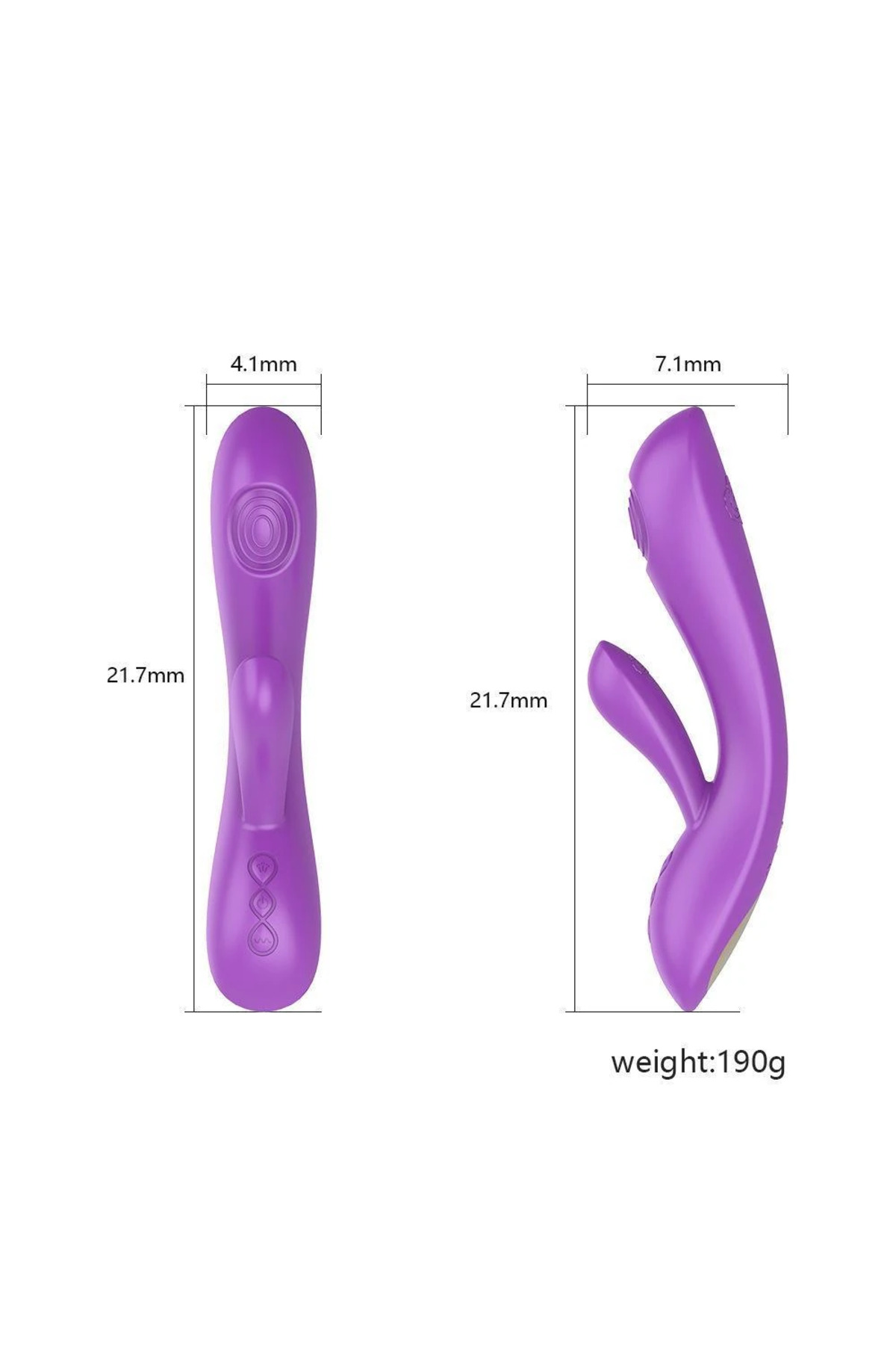 ICTUS G-Spot Tapping ve Klitoris Uyarıcı 2 in 1 Rabbit Vibratör - Görsel 6