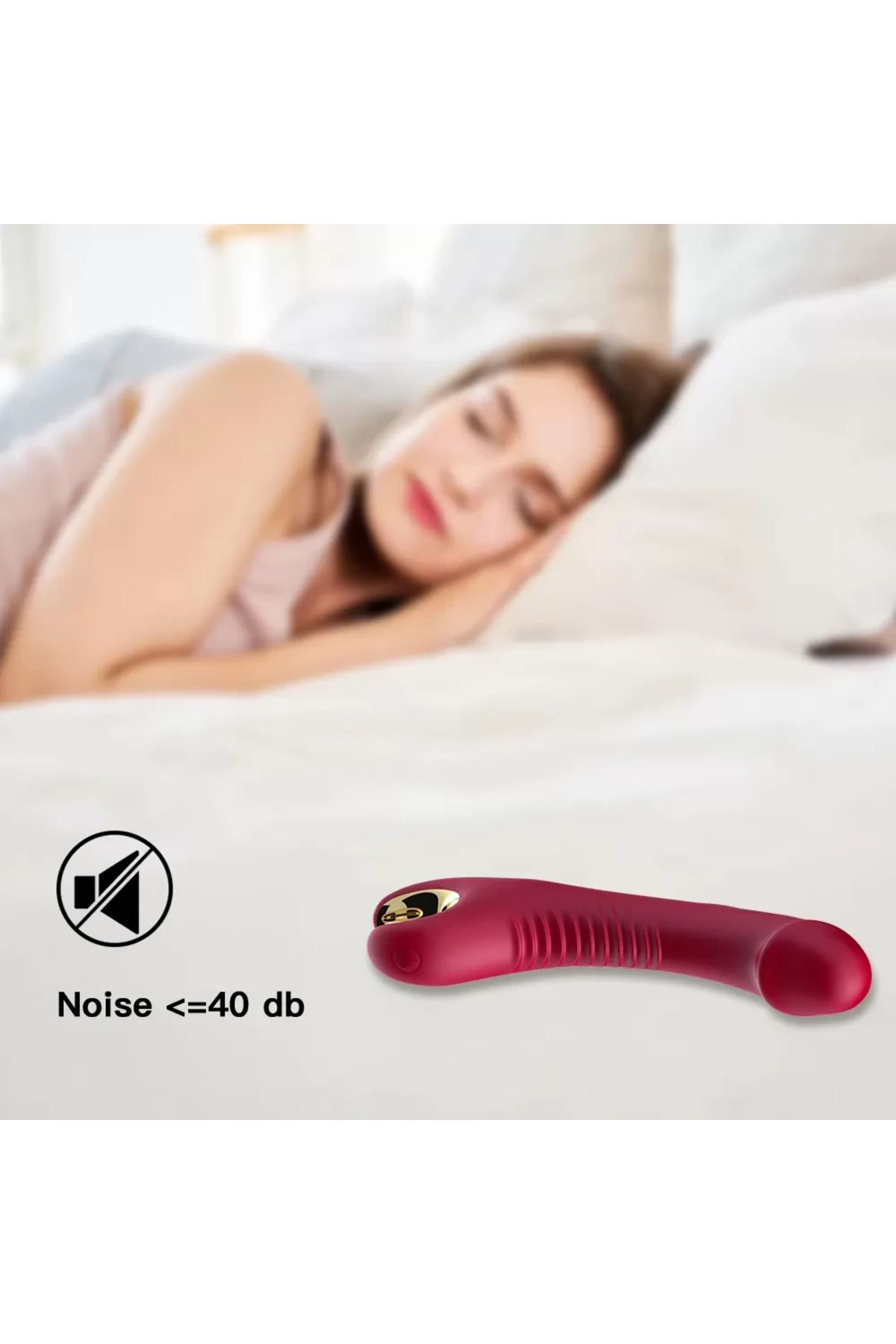 PRIME TOYS Tornado 360° Dönebilen Su Geçirmez G Nokta Uyarıcı Vibratör - Bordo - Görsel 4