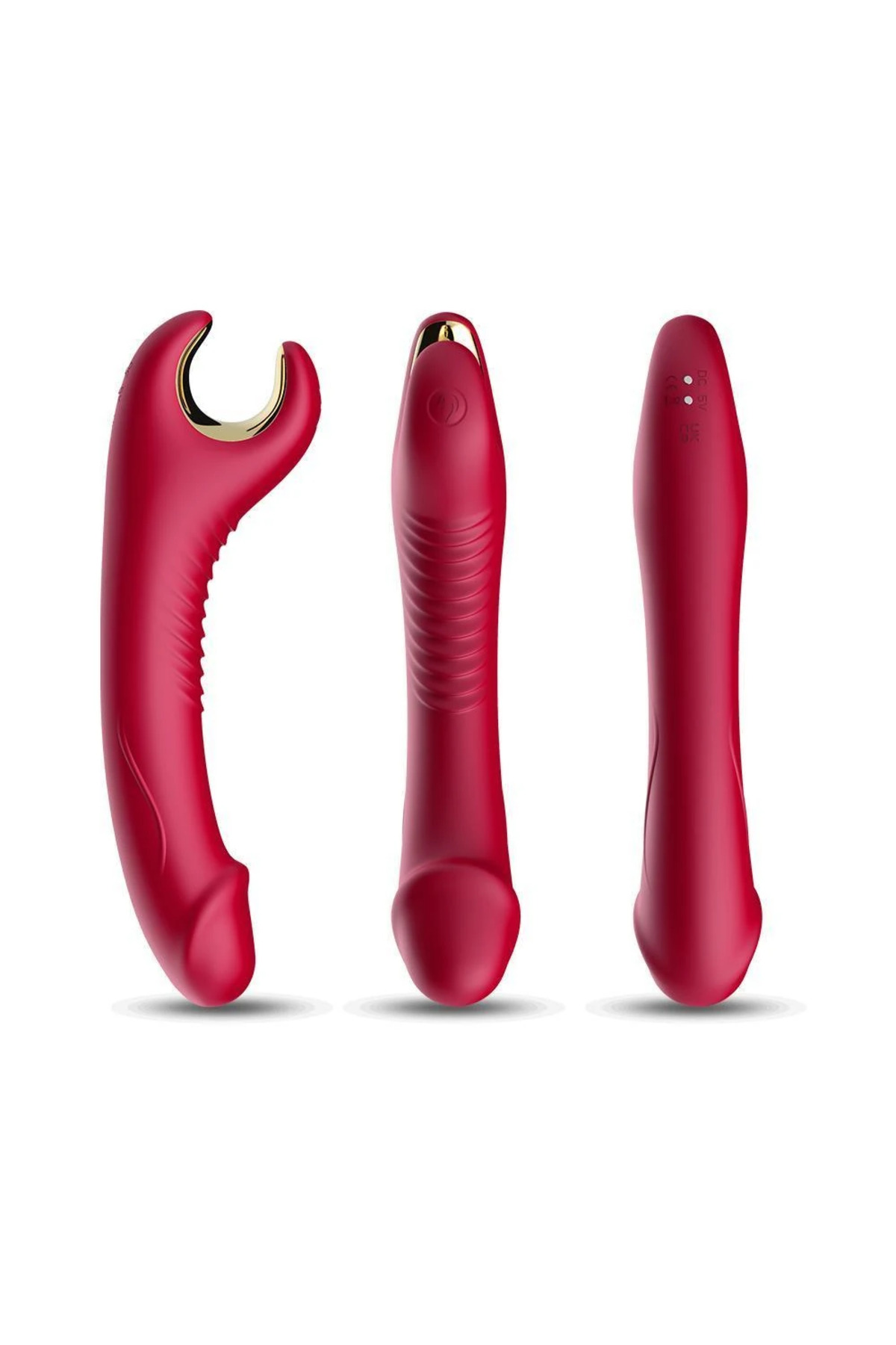 PRIME TOYS Tornado 360° Dönebilen Su Geçirmez G Nokta Uyarıcı Vibratör - Bordo - Görsel 7