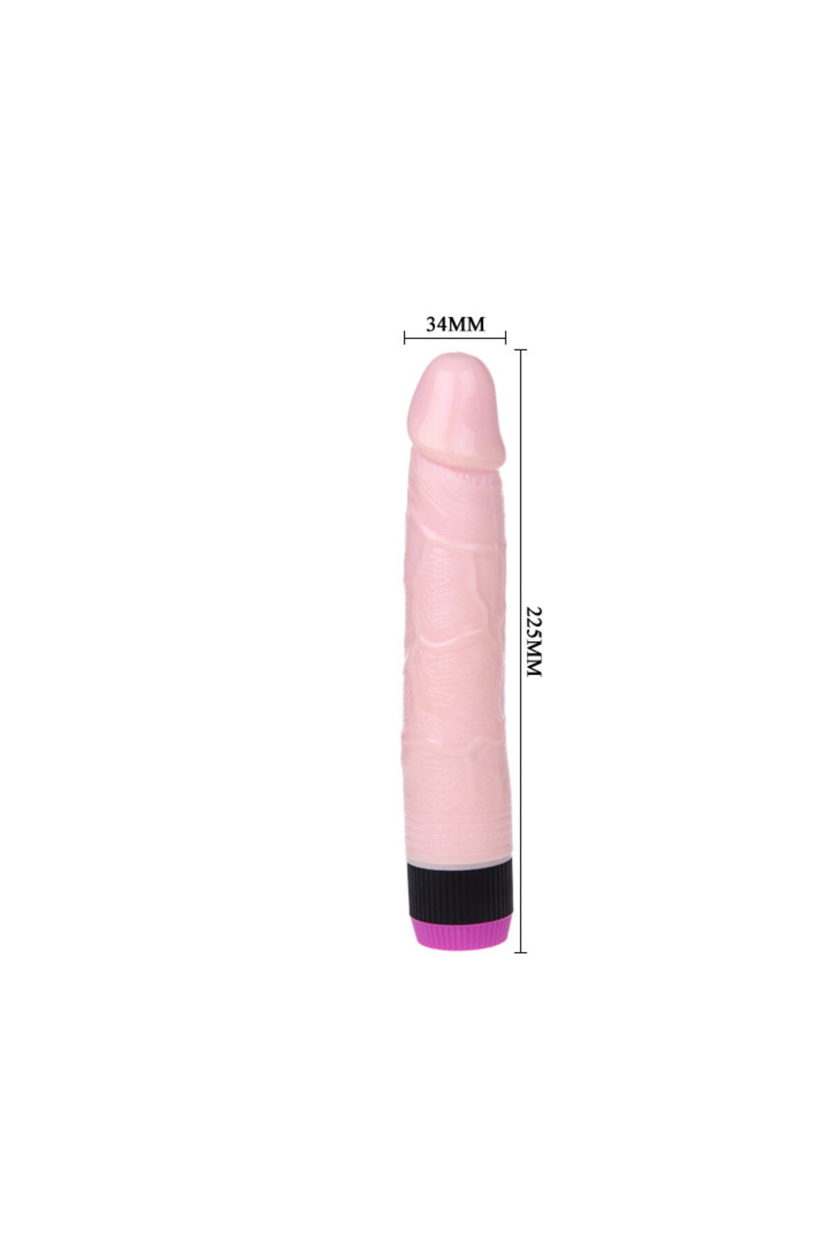 Adour 22Cm Güçlü Titreşimli Realistik Vibratör Anal Dildo Penis - Görsel 4