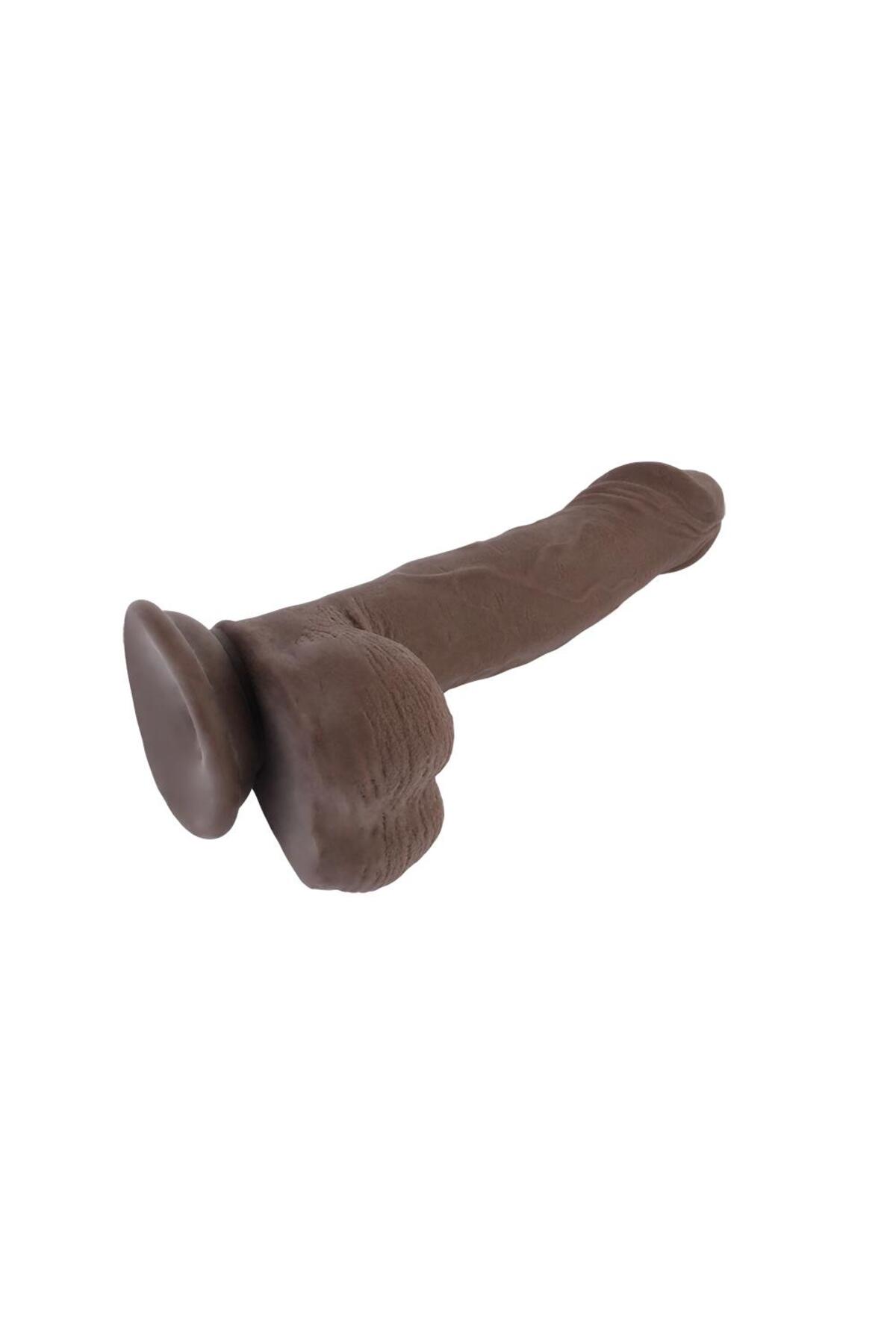 Chisa Wild Penetrator Kahverengi Realistik Dildo 21,5 cm - Görsel 4