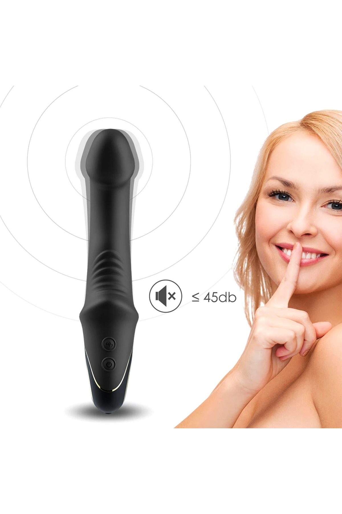 PRIME TOYS Joyblade Şarjlı Esnek G Nokta ve Klitoris Uyarıcı Yapay Penis Vibratör - Siyah - Görsel 7