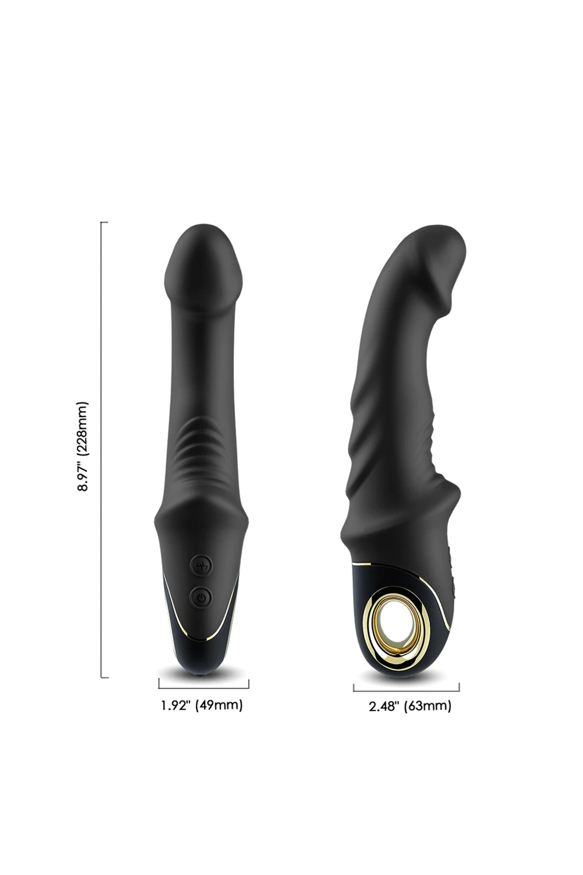 PRIME TOYS Joyblade Şarjlı Esnek G Nokta ve Klitoris Uyarıcı Yapay Penis Vibratör - Siyah - Görsel 8