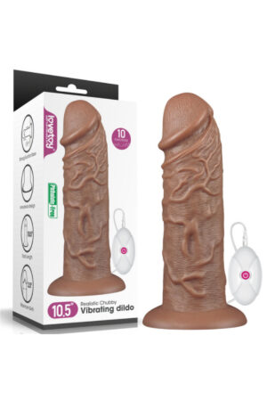 10.5'' Realistic Chubby Vibrating Dildo