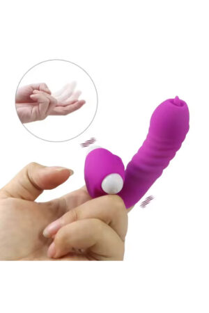 Parmağa Takılabilir Titreşimli Kılıf G Nokta ve Klitoris Uyarıcı Mini Vibratör