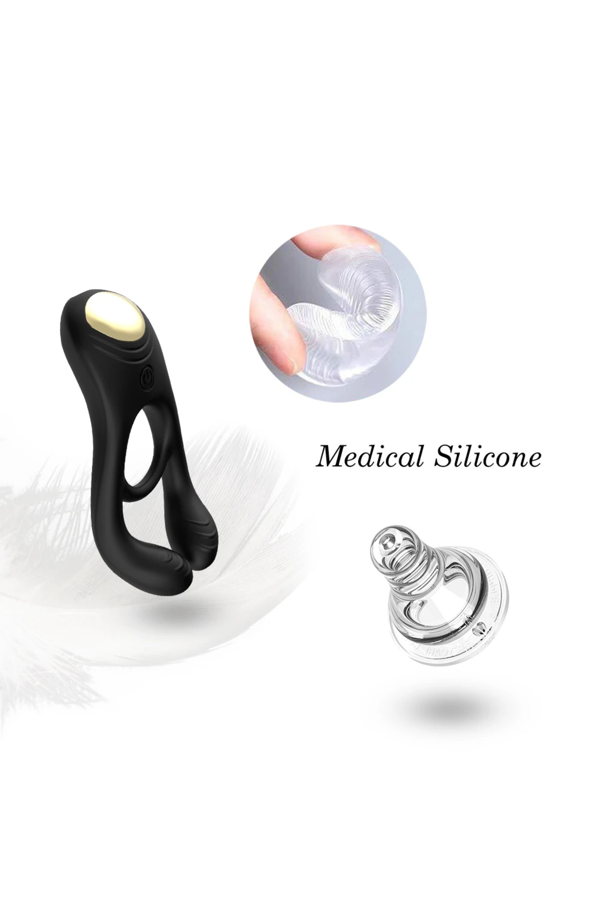 PRIME TOYS Veyron Şarjlı Güçlü Titreşimli Testis ve Klitoris Uyarıcı Vibratör Penis Yüzüğü - Görsel 8