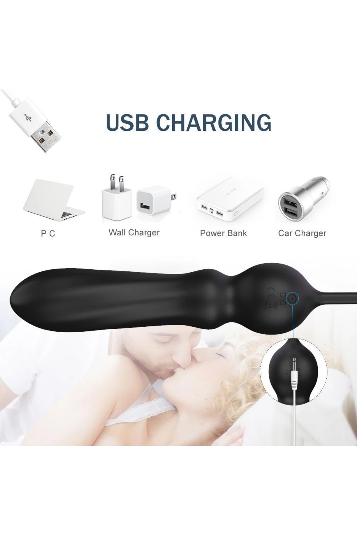 ADELE ve G Spot Uyarıcı Penis Halkalı Anal Vibratör - Görsel 7