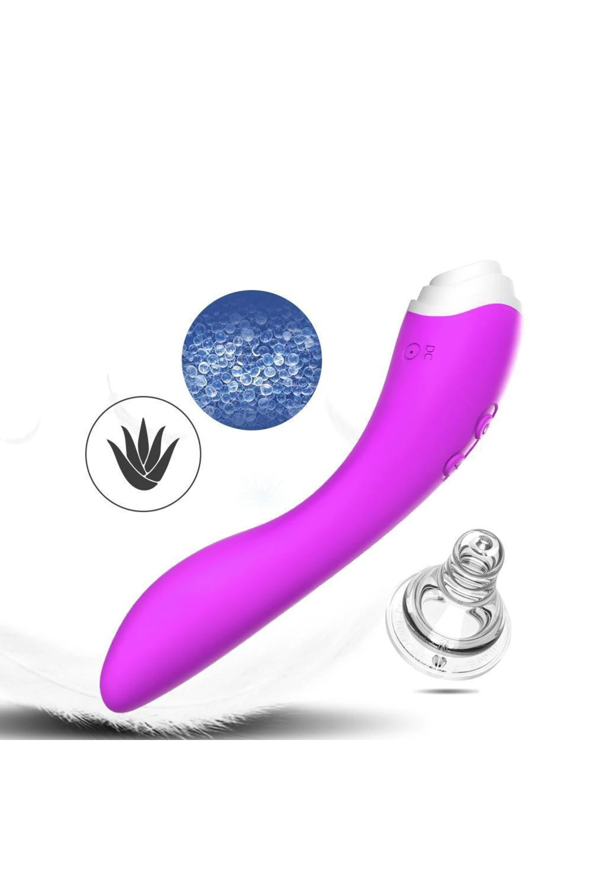 FAIRYLAND 9+9 Modlu Klitoris ve G-Spot Uyarıcı 2 in 1 Dil Vibratör - Mor - Görsel 6