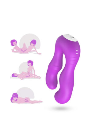 SERAPH Strapless Çift Taraflı G Spot Çatal Vibratör - Mor