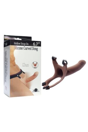 SİLİCONE CURVED DONG 6.7''