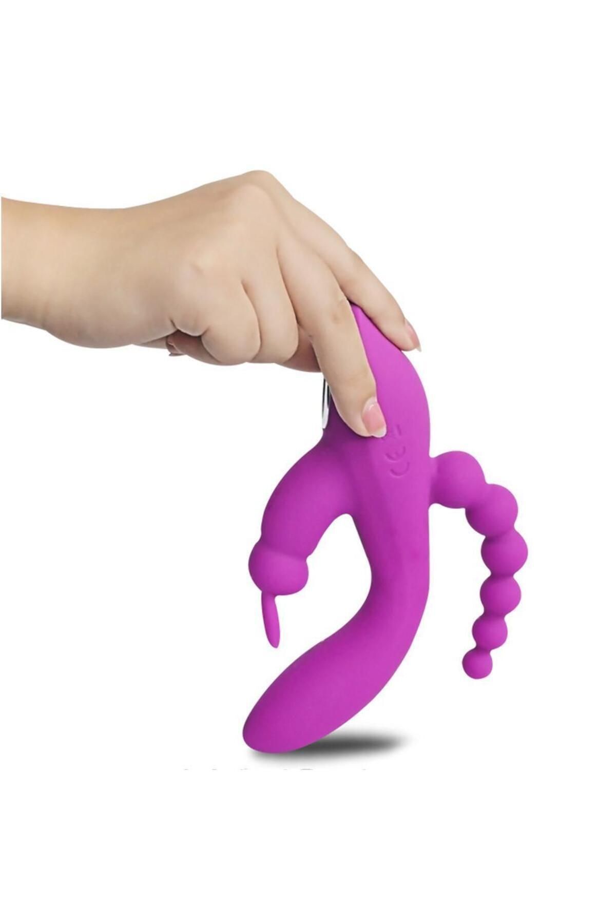 Titreşimli Üçlü Penetrasyon Özellikli rabbit Tavşan Vibratör - Görsel 6