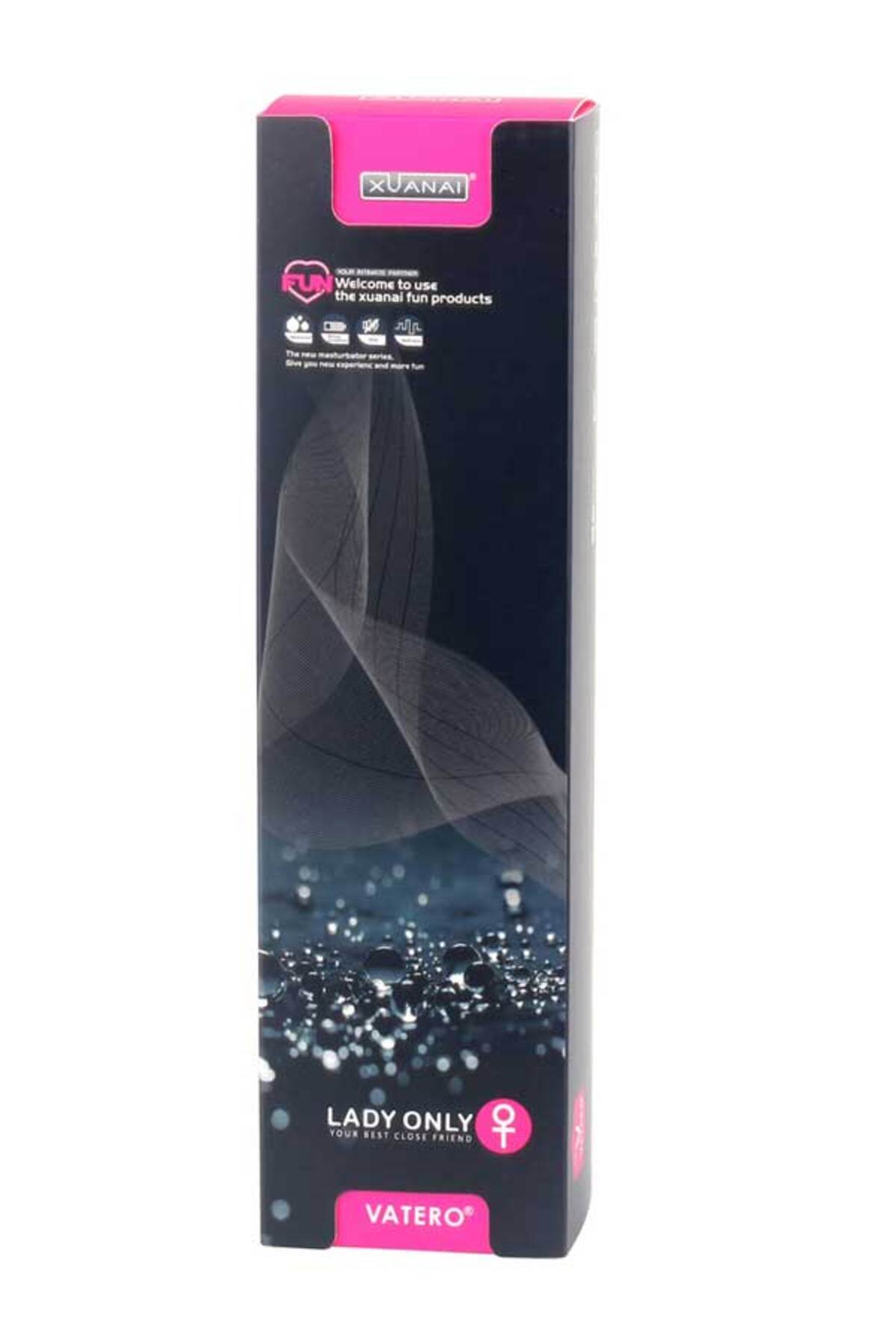Xuanai Elbow Bükülebilir Eğik Şarjlı Vibratör - Siyah - Görsel 3