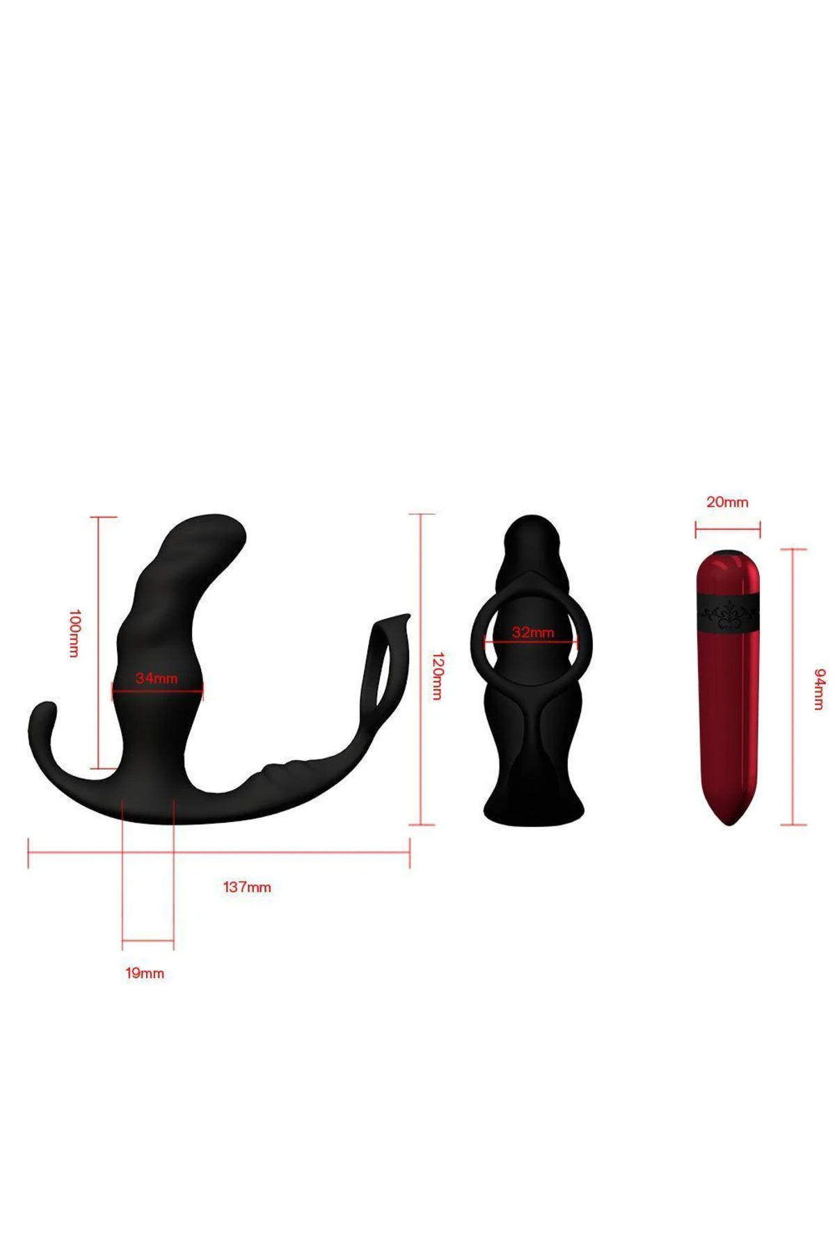KNIGHT Kablosuz Kumandalı Penis Halkalı Masaj Vibratör - Görsel 8