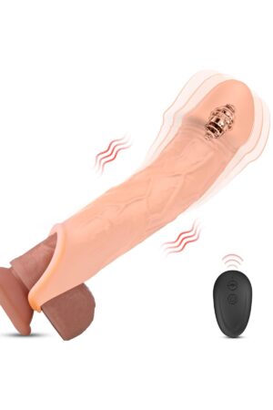 Titreşimli Uzaktan Kumandalı Penis Kılıfı