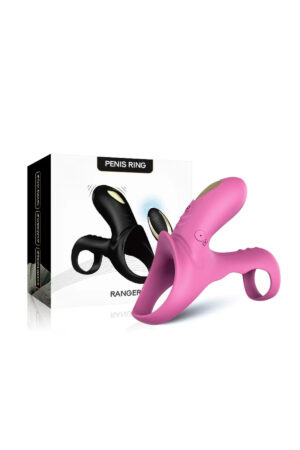RANGER Klitoris ve G Nokta Uyarıcı Testis ve Penis Halkası - Pembe