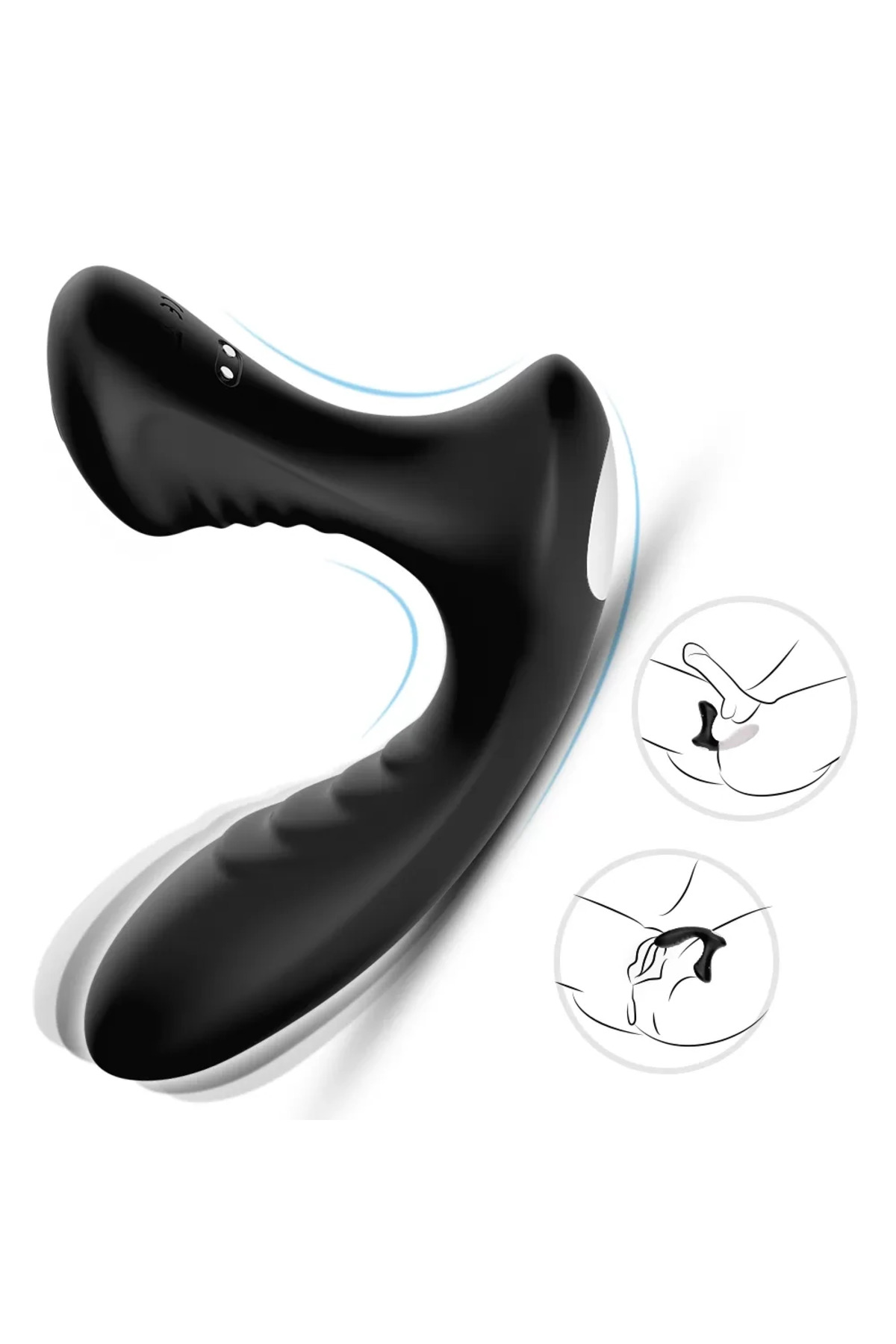 PRIME TOYS Storm Manyetik Şarjlı Uzaktan Kumandalı Perine ve Uyarıcı Masaj Vibratör - Görsel 2