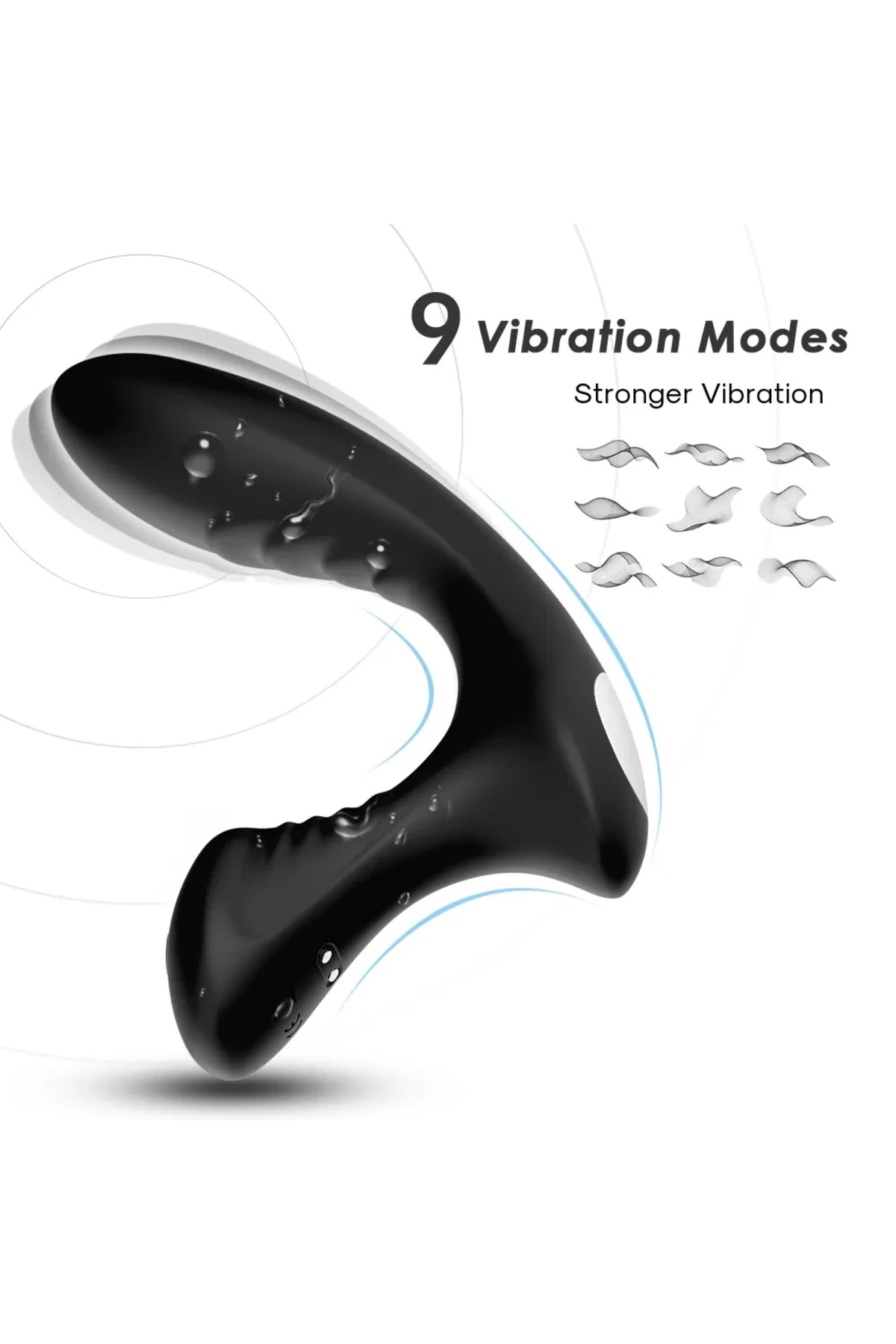 PRIME TOYS Storm Manyetik Şarjlı Uzaktan Kumandalı Perine ve Uyarıcı Masaj Vibratör - Görsel 4