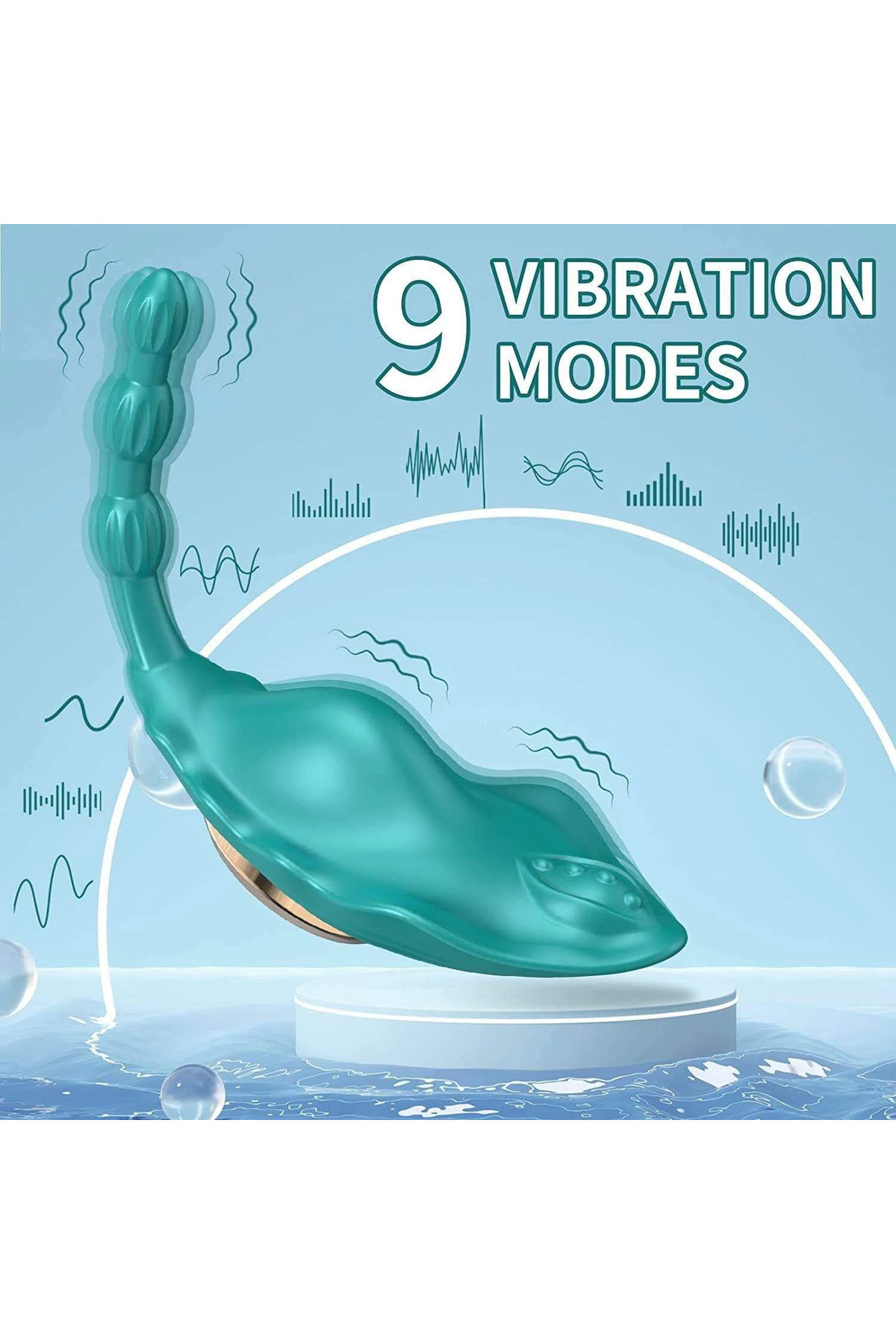 PRIME TOYS Telefon Kontrollü Manyetik Klipsli Külot İçi Giyilebilir Panty App 3 in 1 Vibratör - Görsel 2