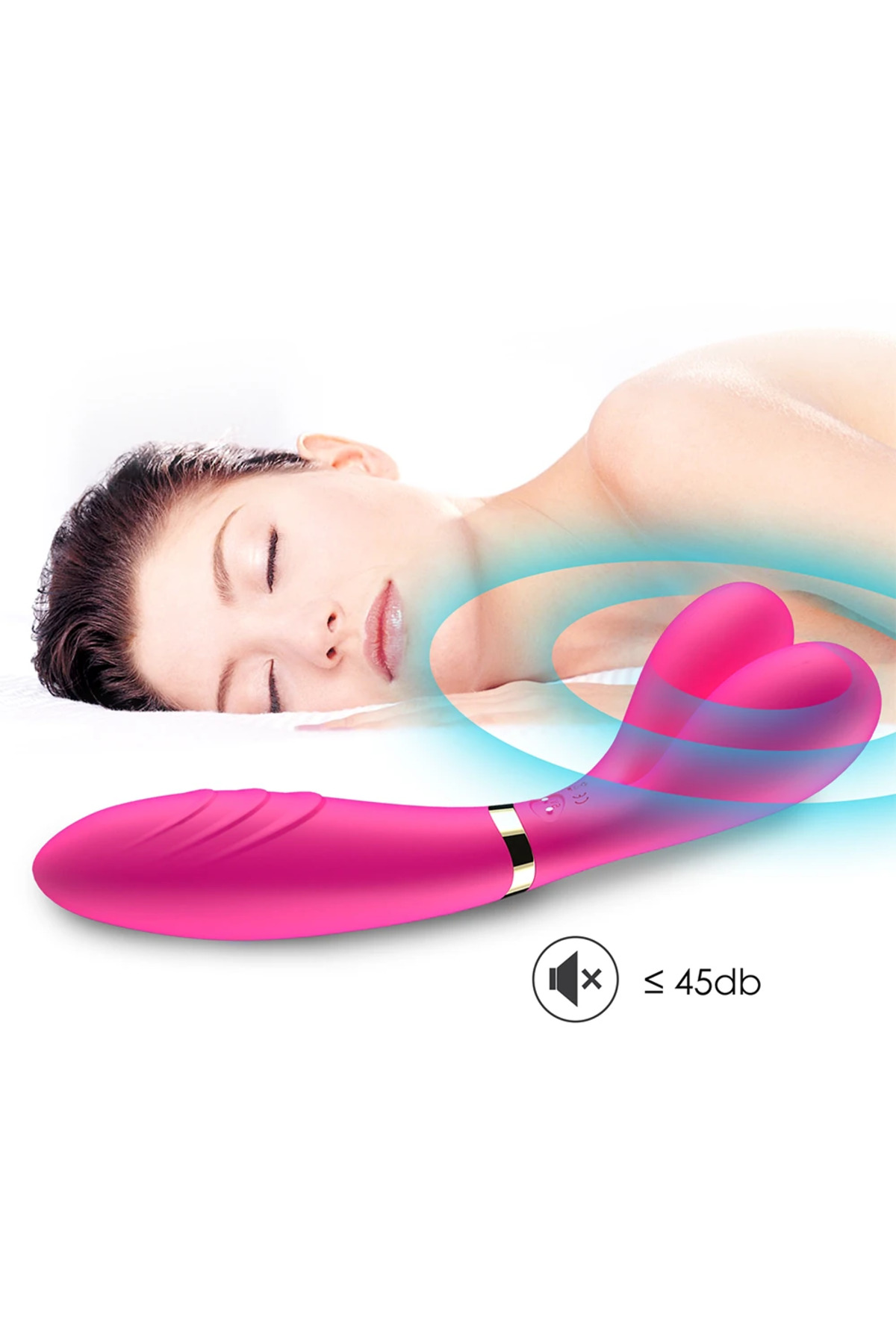 PRIME TOYS Y-Wand Şarjlı Güçlü Titreşimli Bükülebilir G Nokta ve Klitoris Uyarıcı Masaj Vibratör - Görsel 8