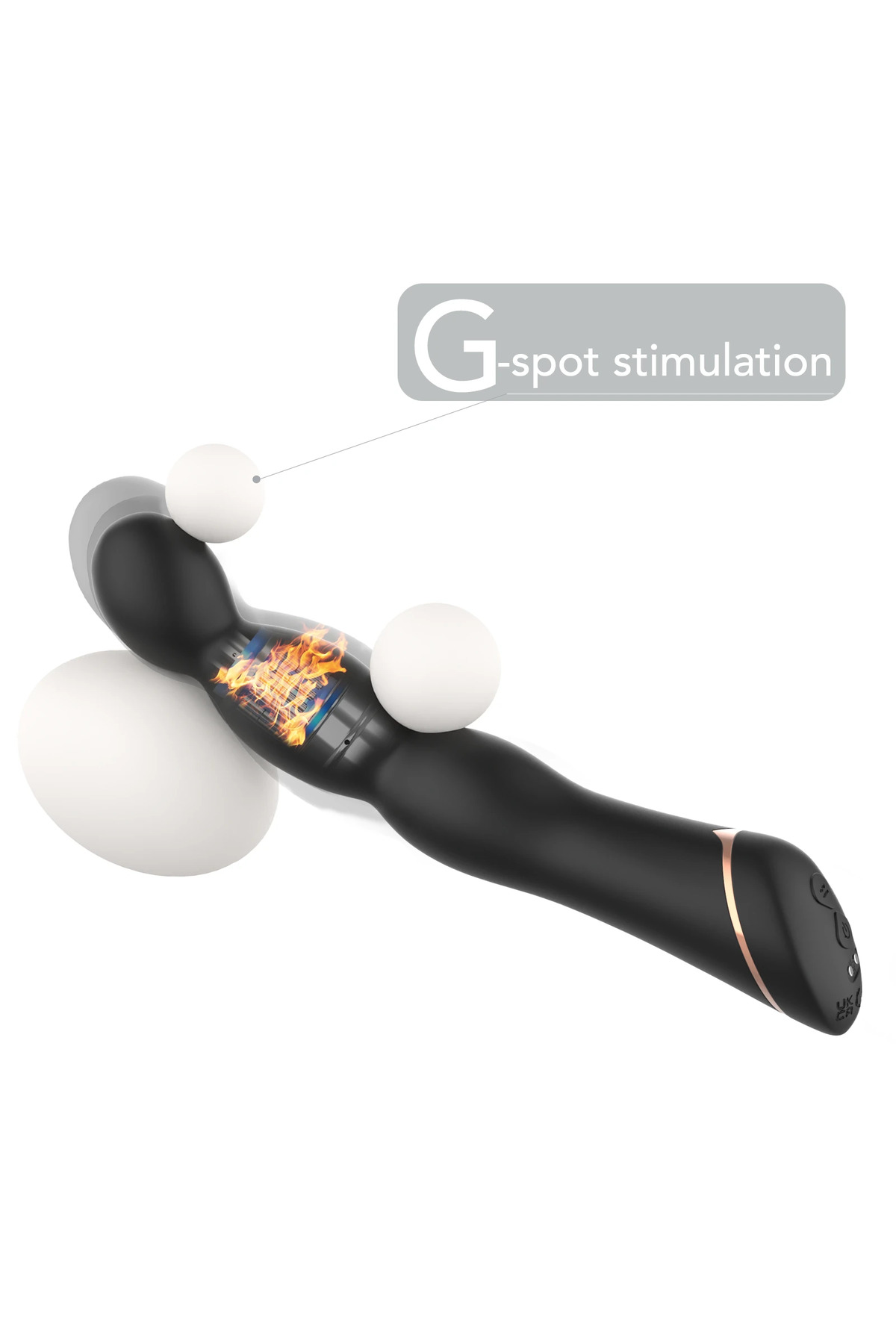 PRIME TOYS Knot Şarjlı G Nokta ve Klitoris Uyarıcı Boğumlu Anal Vibratör - Görsel 2