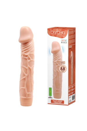 Güçlü Titreşimli 23Cm Realistik Vibratör Gerçekci Penis Dildo