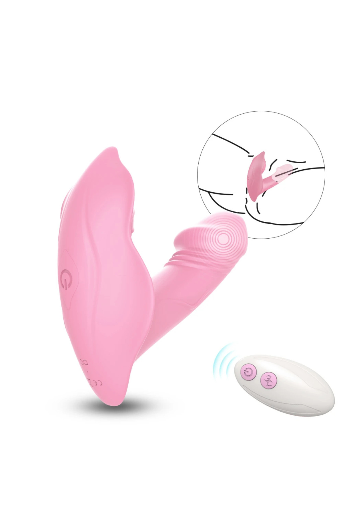 PRIME TOYS Whistle Kablosuz Kumandalı Klitoris ve G Nokta Uyarıcı Giyilebilir Vibratör