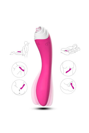 FAIRYLAND 9+9 Modlu Klitoris ve G-Spot Uyarıcı 2 in 1 Dil Vibratör - Pembe