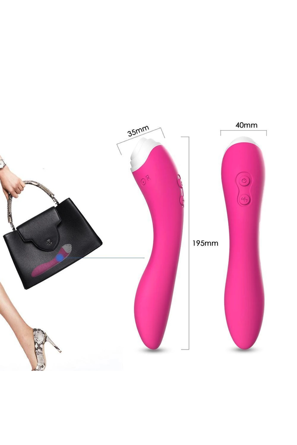 FAIRYLAND 9+9 Modlu Klitoris ve G-Spot Uyarıcı 2 in 1 Dil Vibratör - Pembe - Görsel 8