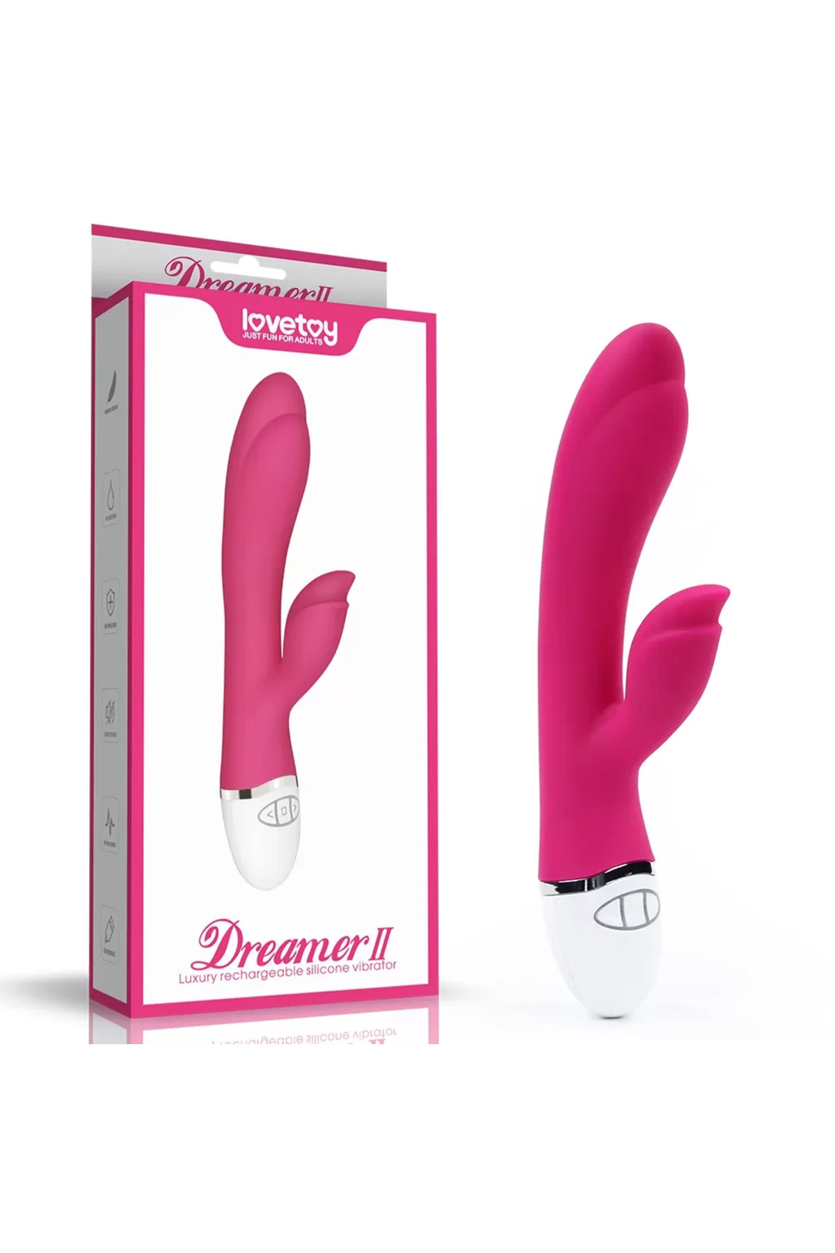 7 Modlu Şarjlı Klitoris Uyarıcılı Vibratör - Dreamer II Rechargeable Vibrator