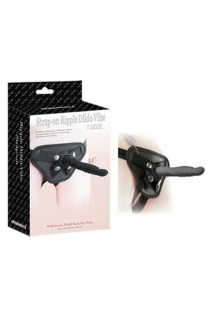 Strap-on Ripple Dildo Vibe
