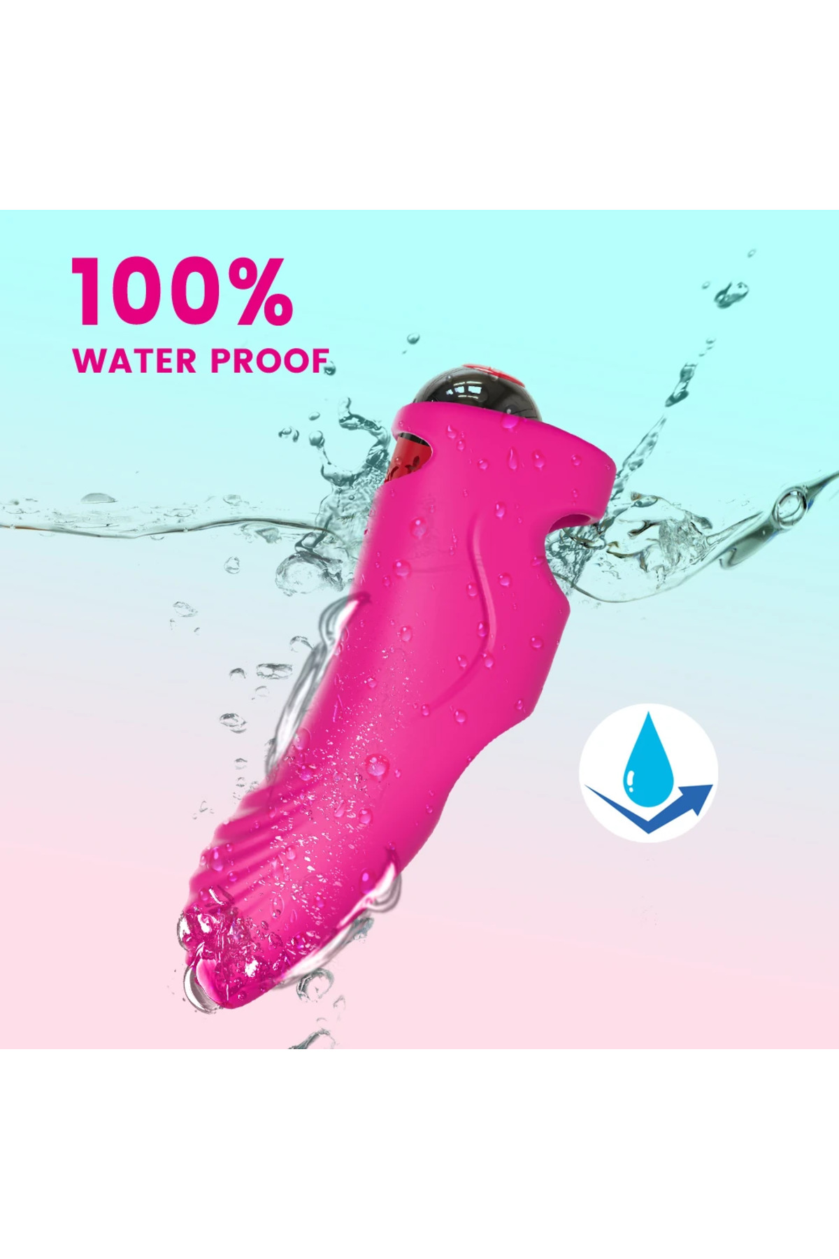 PRIME TOYS Aurora Şarjlı G Nokta ve Klitoris Uyarıcı Parmağa Takılabilir Mini Vibratör - Pembe - Görsel 6