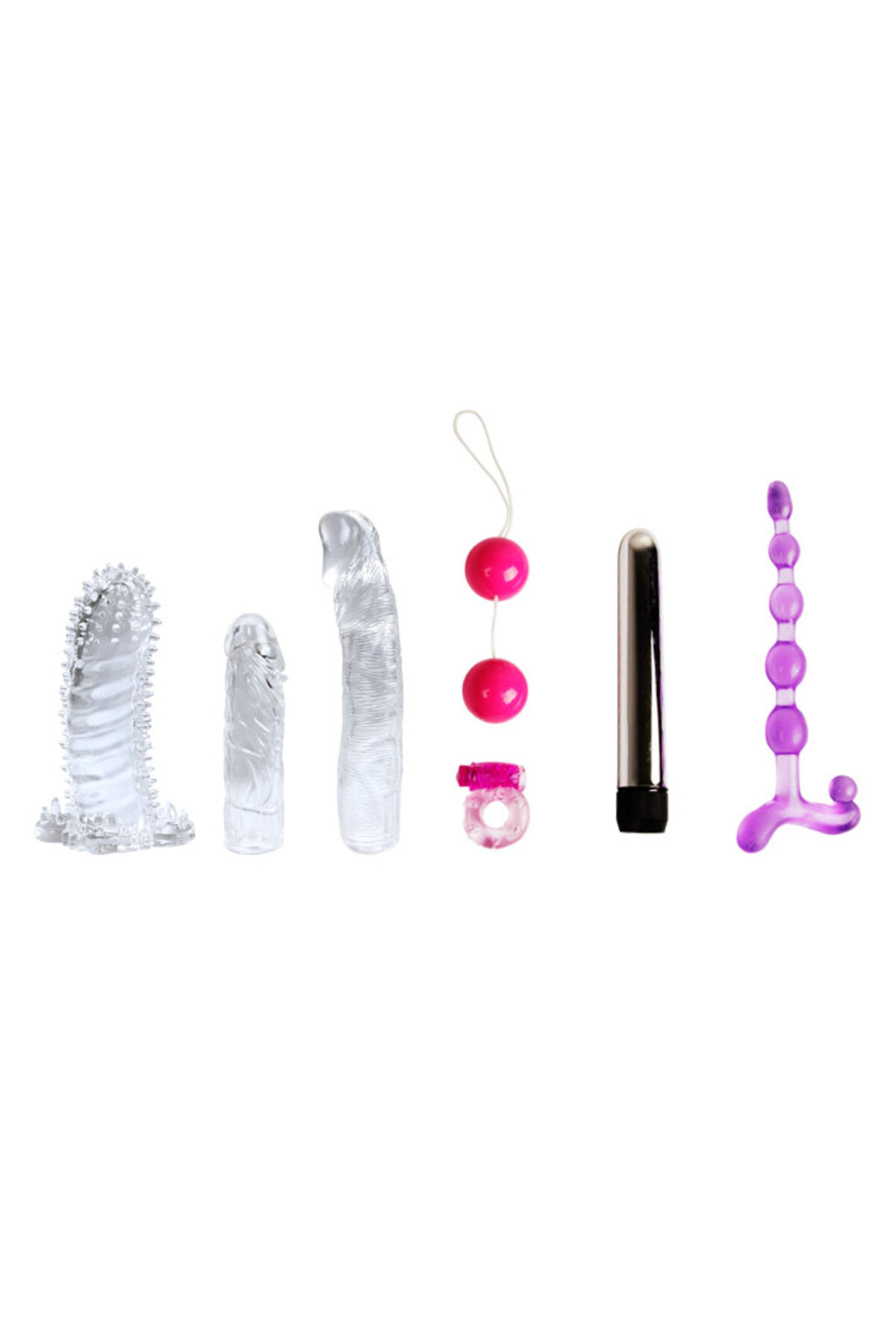 Fantasy Kit 7 Parçalı Ultra Lüks Aşk Seti Vibratör Set - Görsel 4