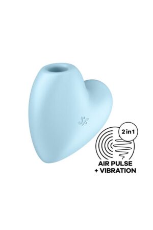 Satisfyer Cutie Heart Emişli Vibratör Mavi