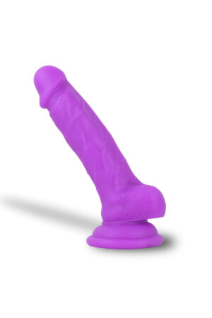 MYST COLOR Dildo Ultra Yumuşak Dokulu Mor Realistik Yapay Penis