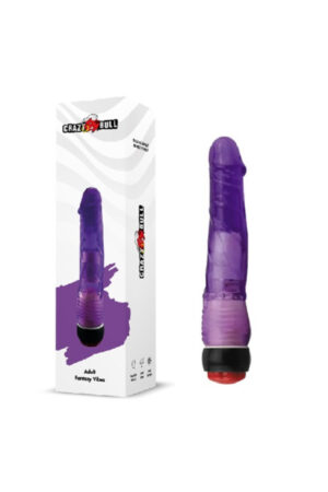 Vibes 18 Cm Titreşimli Mor Jel Anal Vibratör Dildo Penis