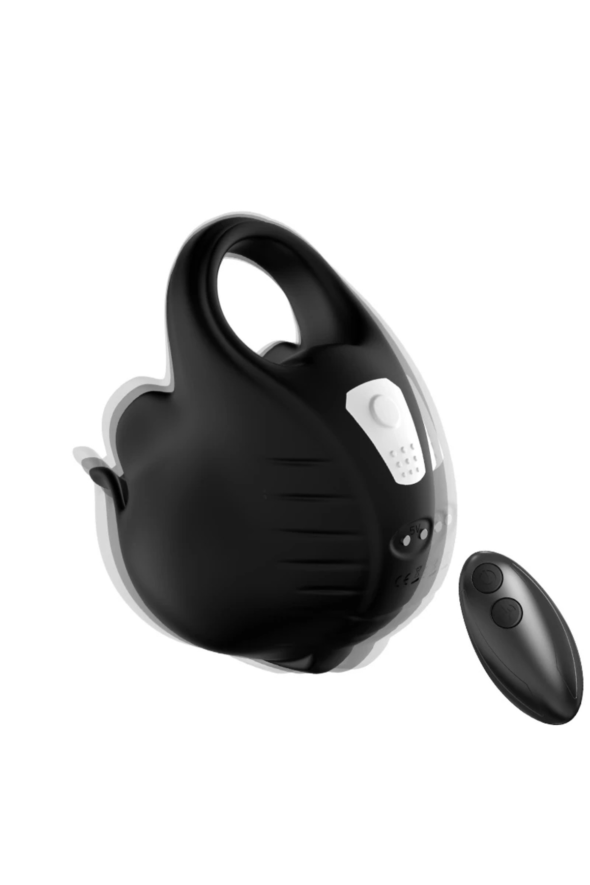 PRIME TOYS Lock Şarjlı Kablosuz Kumandalı Testis Masaj Vibratörü Güçlü Titreşimli Penis Yüzüğü - Görsel 6