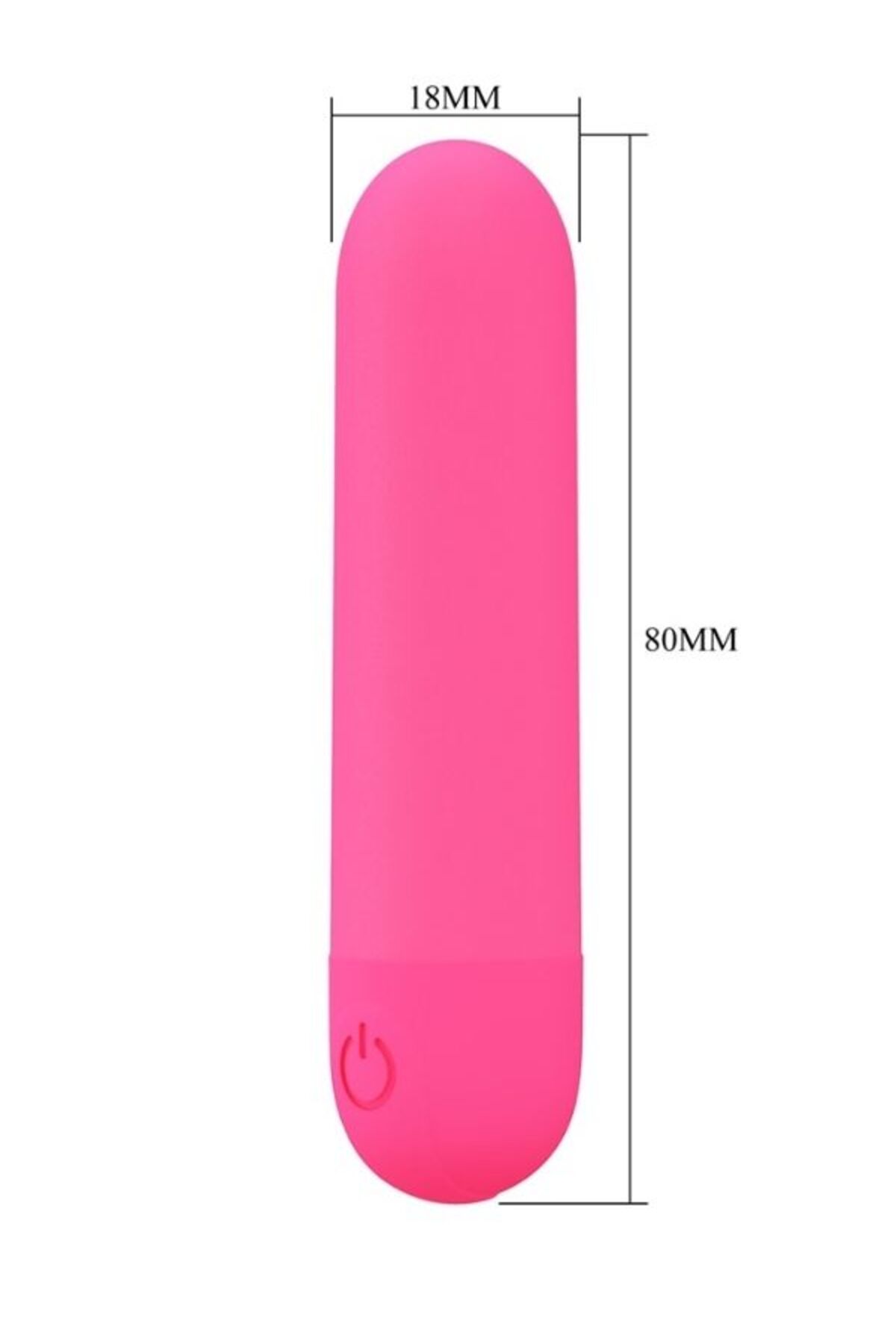 Stefan Mini Massager Bullet Vibratör Kırmızı - Görsel 2