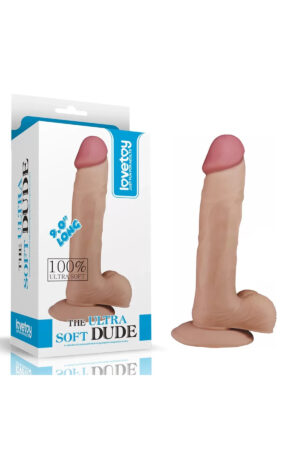 23 CM Geliştirilmiş Doku Ultra Yumuşak Realistik Penis - The Ultra Soft Dude