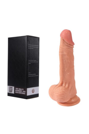 Borg 20 CM Yeni Nesil Çift Katmanlı Vantuzlu Tam Realistik Penis