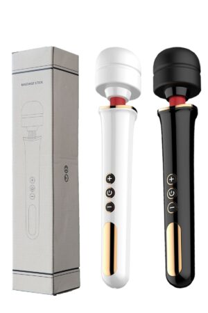 Usb Şarjlı 32 Cm Güçlü Titreşim Vajina Masaj Vibratörü